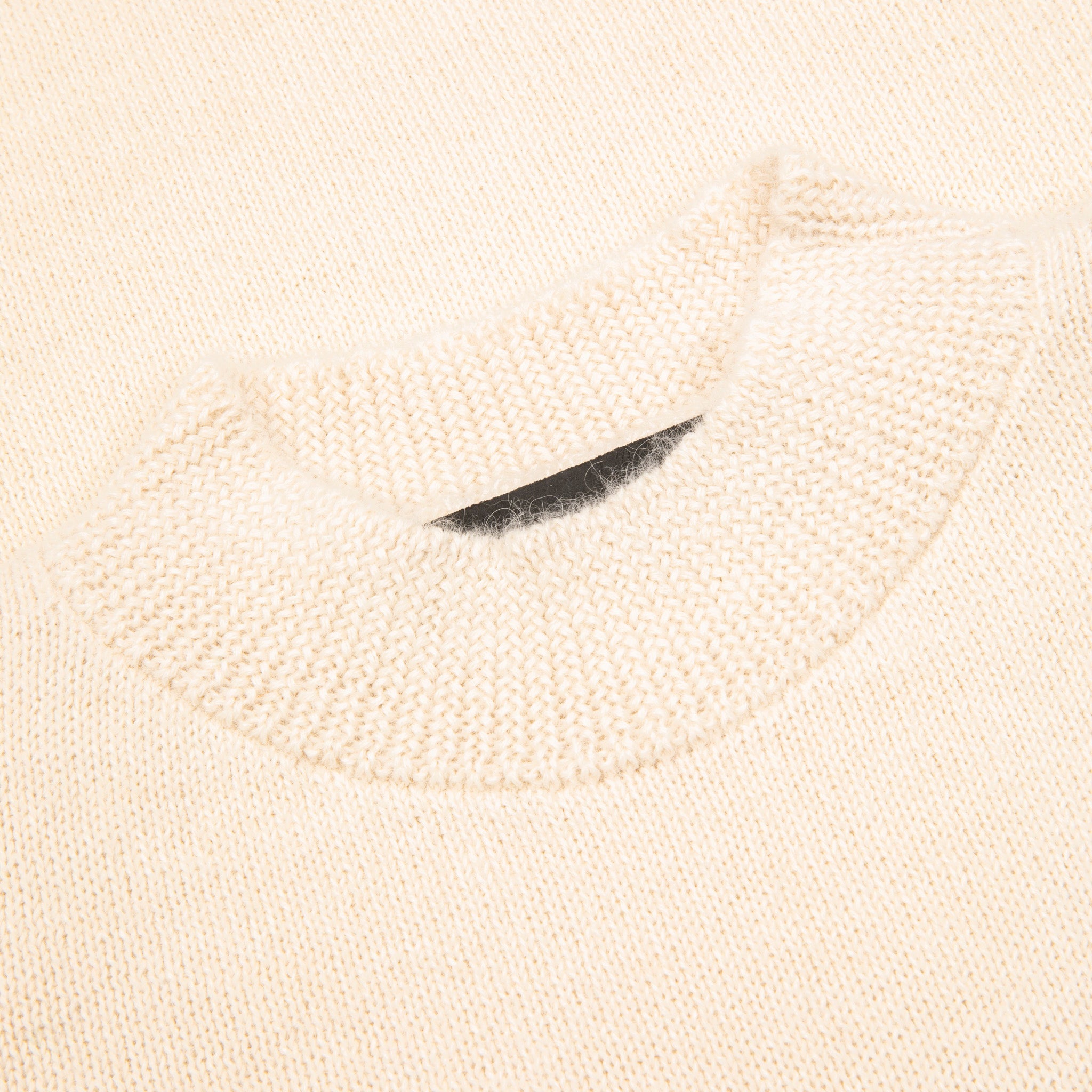 The Elder Statesman Alpaca Lightweight Call her crew White