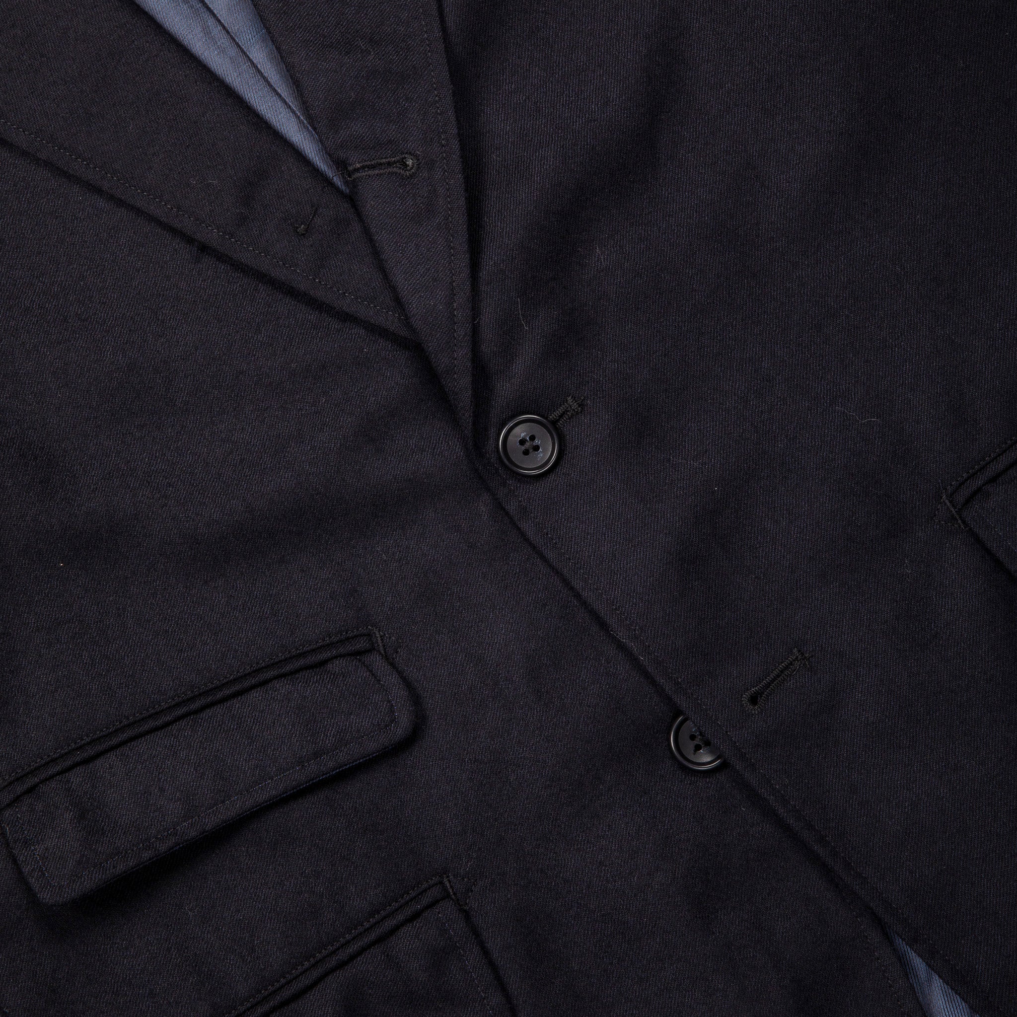 Engineered Garments Anover Jacket High Count Worsted Wool Dark Navy