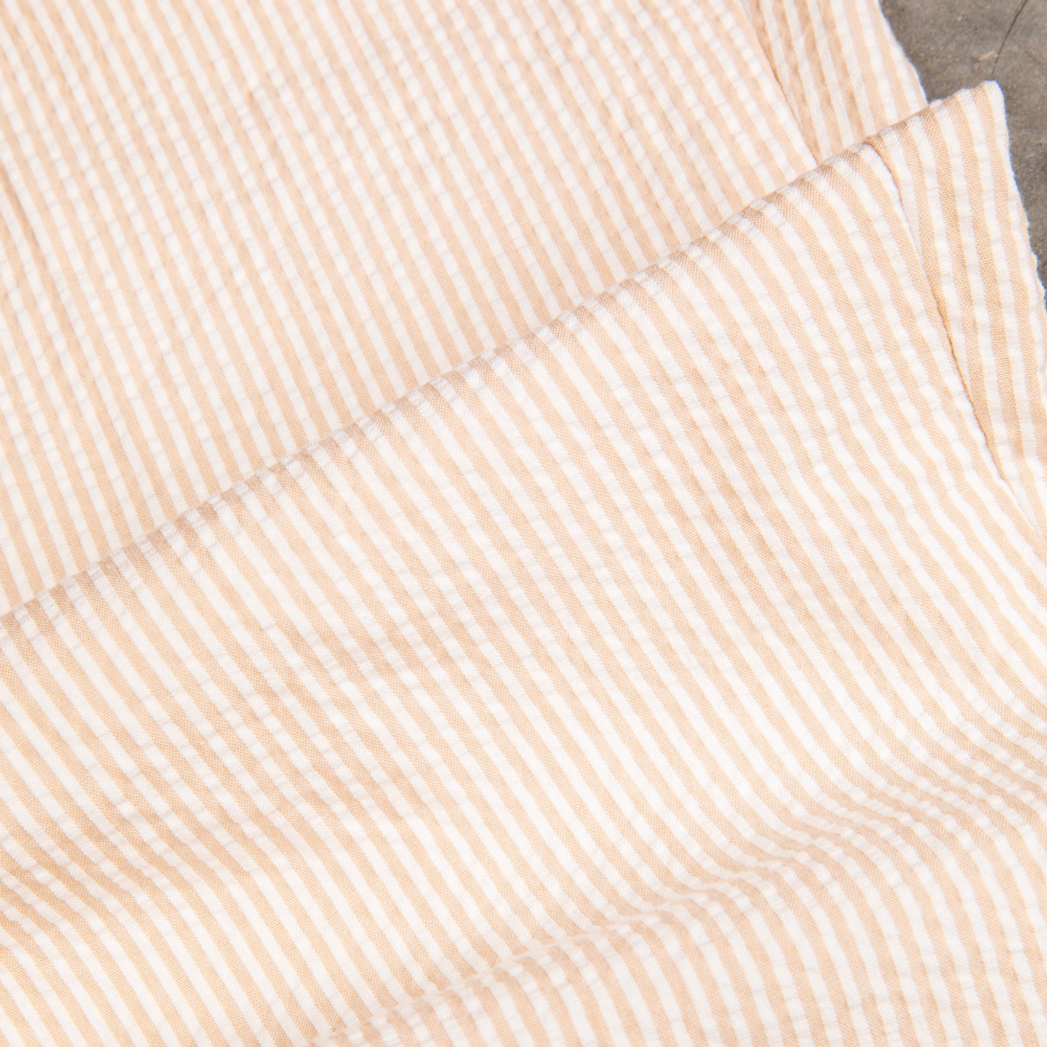 Engineered Garments Andover Pant Beige Cotton Seersucker