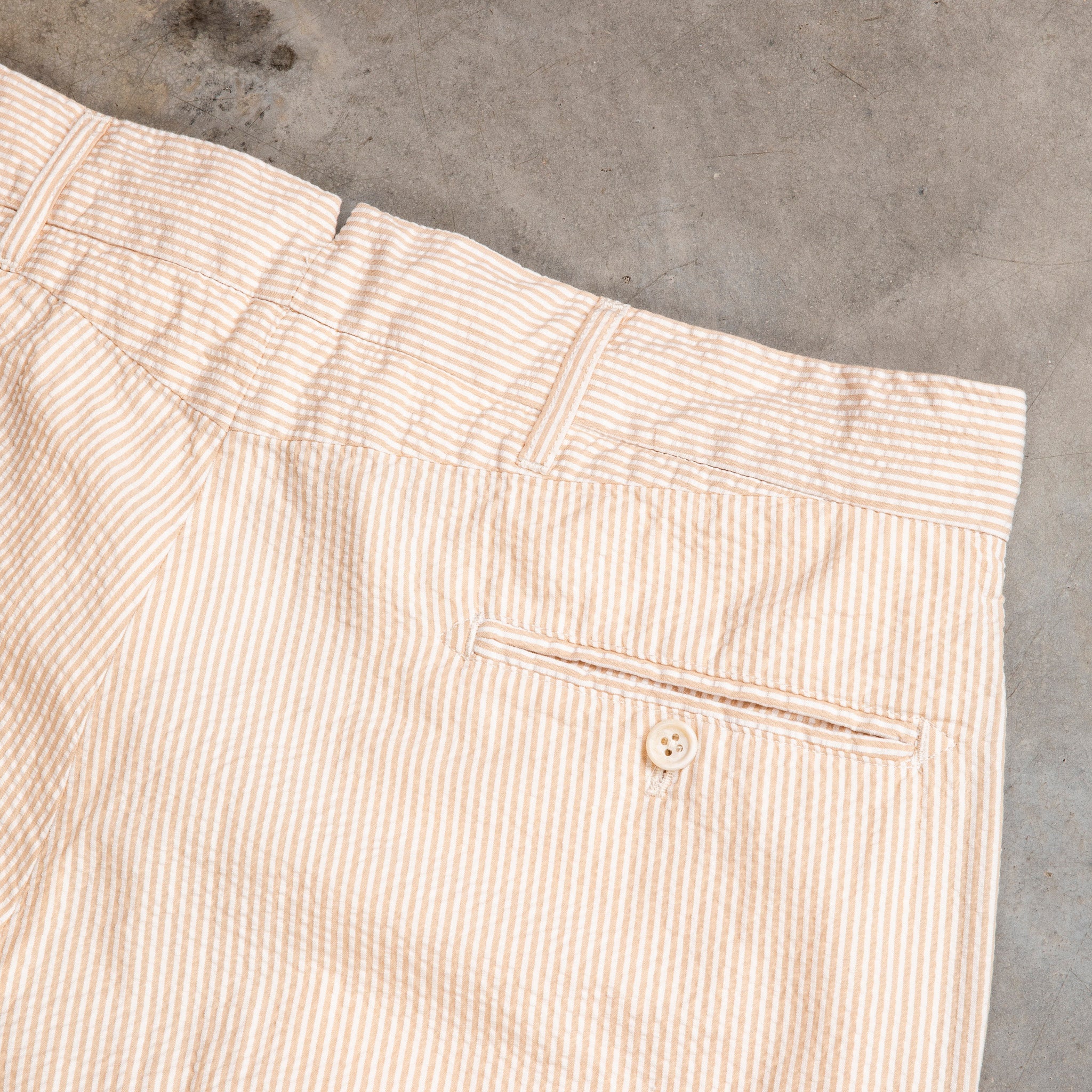 【ご予約品】 Engineered Garments Andover Pant Beige Cotton Seersucker パンツ