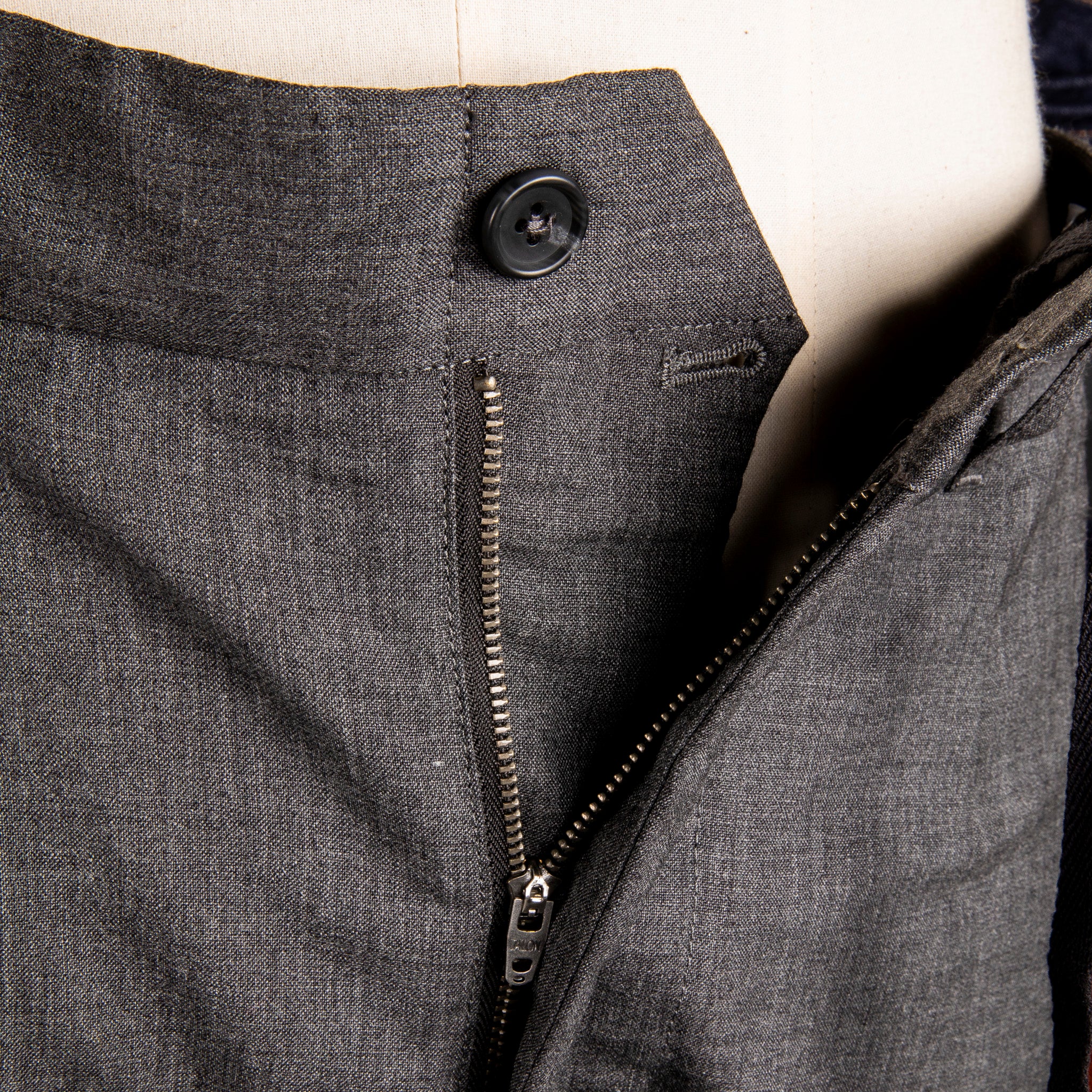 Engineered Garments Andover Pant Charcoal Tropical Wool – Frans