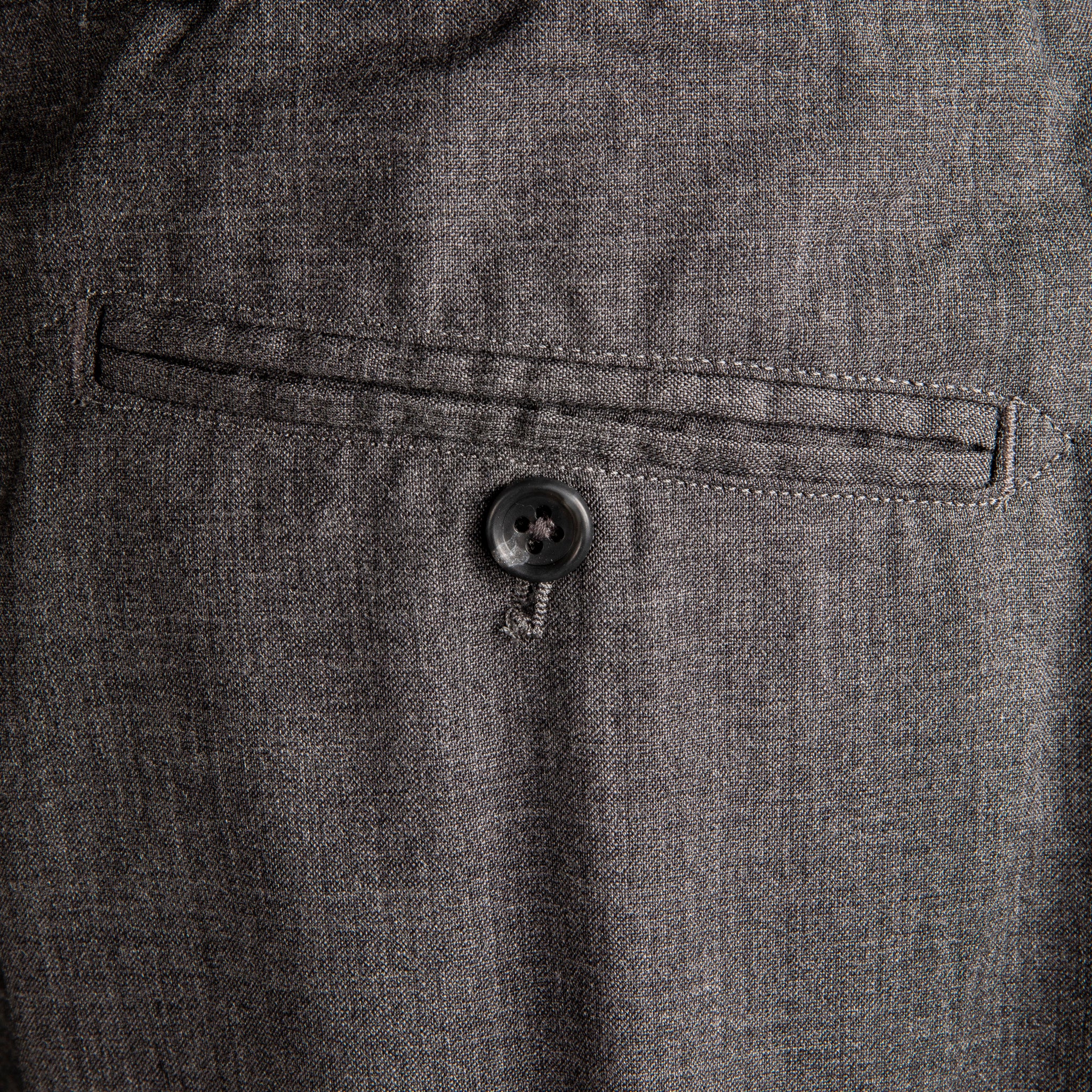 Engineered Garments Andover Pant Charcoal Tropical Wool – Frans