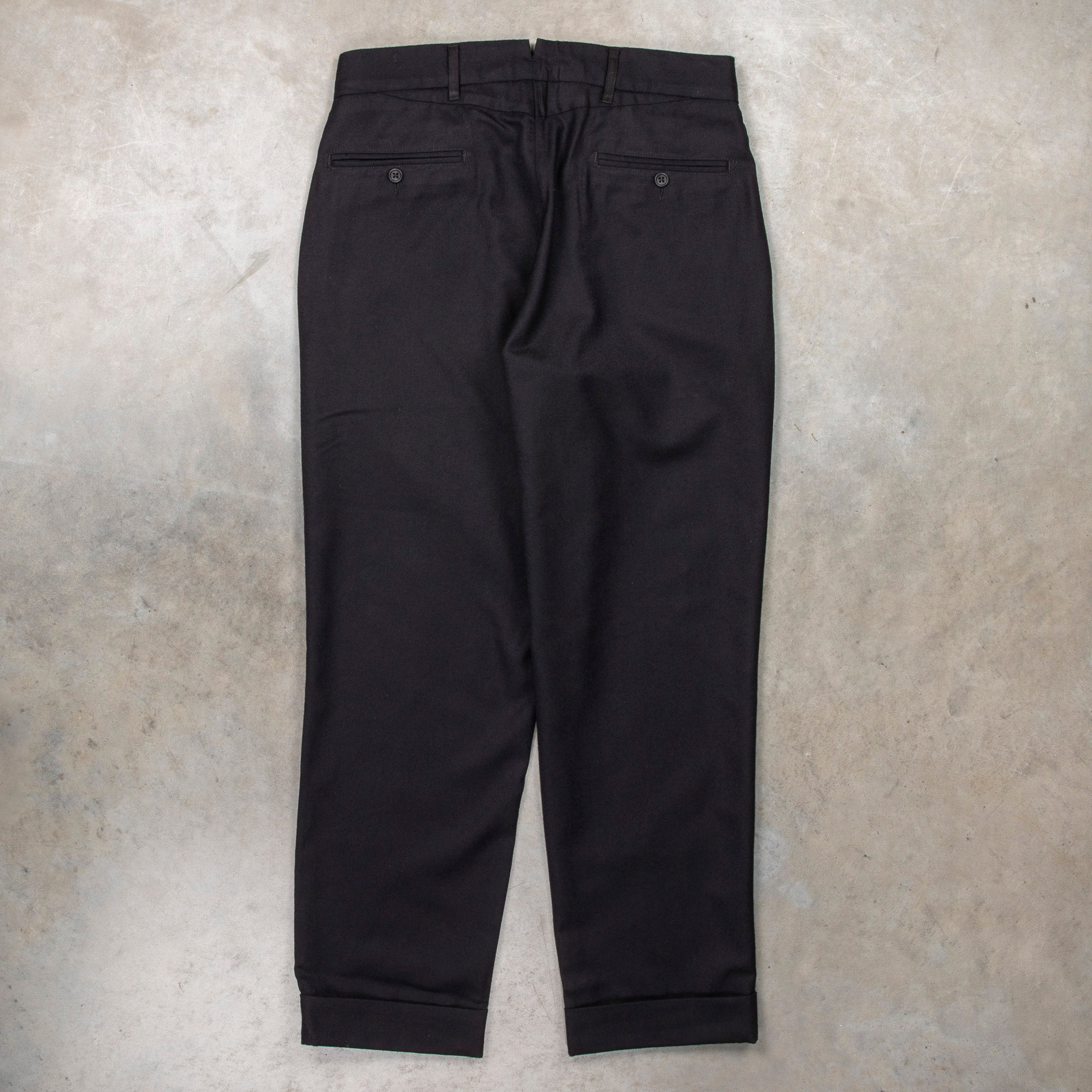 Engineered Garments Andover Pants High Count Worsted Wool Dark Navy
