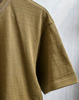 The Real McCoy's Athletic Loopwheel T-Shirt Olive
