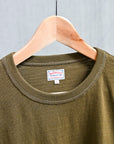 The Real McCoy's Athletic Loopwheel T-Shirt Olive