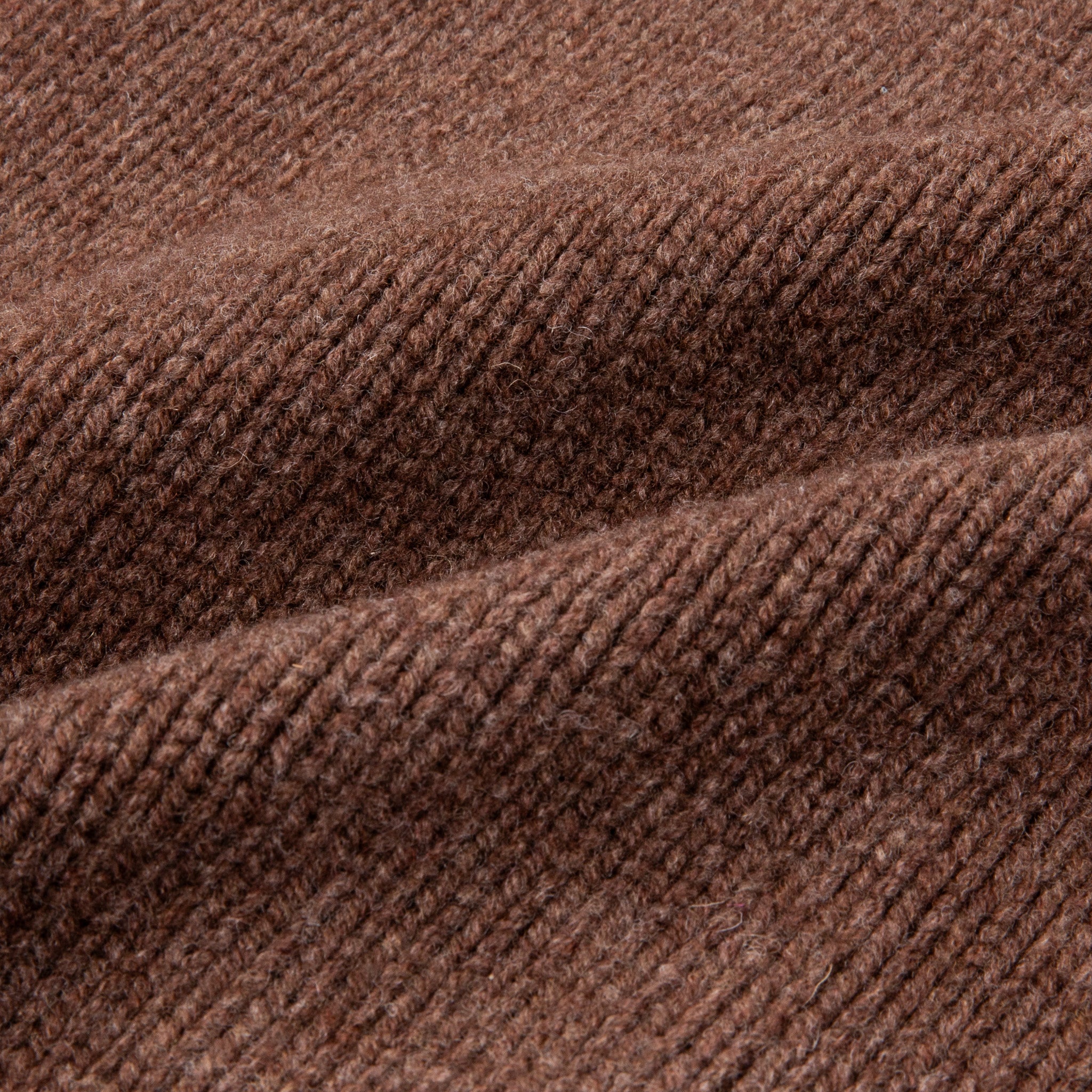 William Lockie x Frans Boone Alain Shawl Cardigan Lambswool Mocha