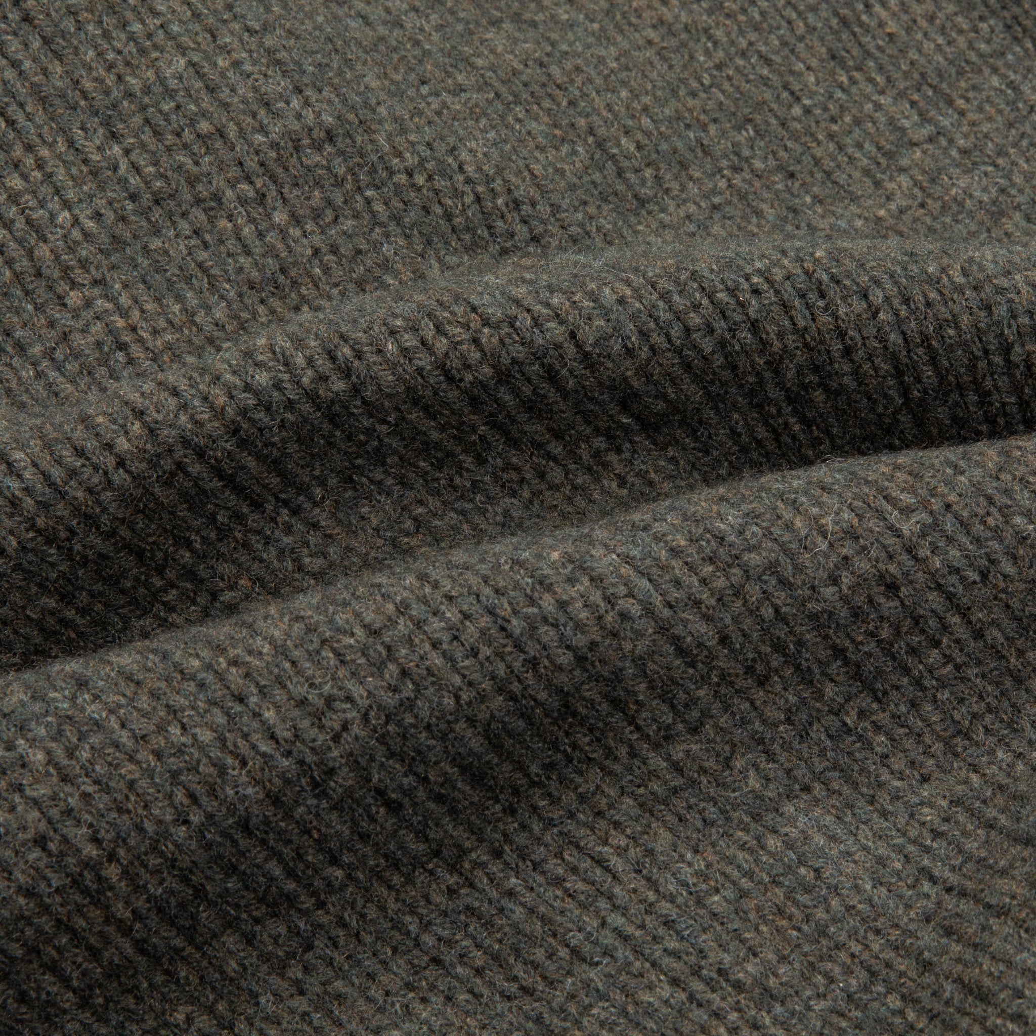 William Lockie x Frans Boone Alain Shawl Cardigan Lambswool Seaweed