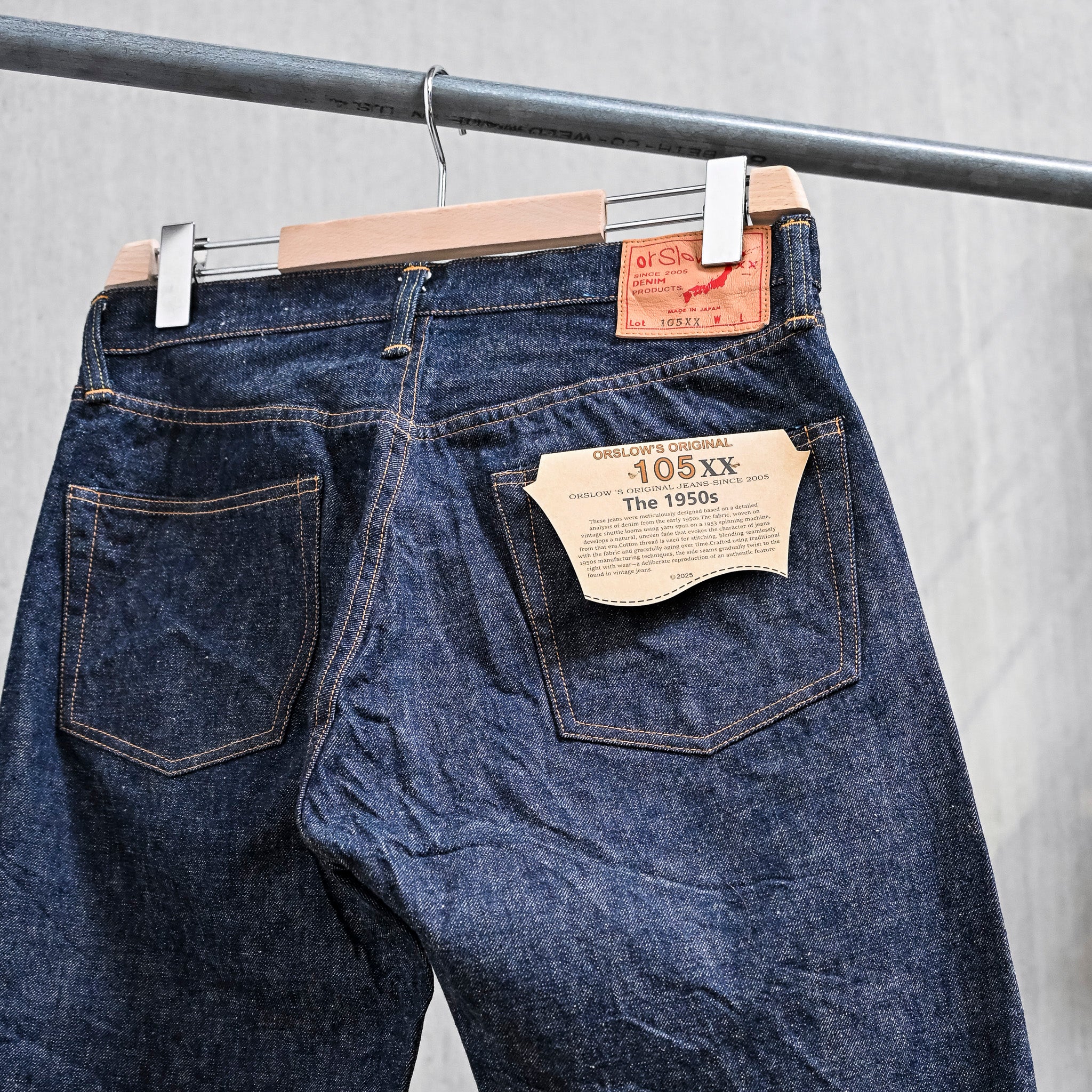 OrSlow 105XX 1950's Denim Standard One Wash