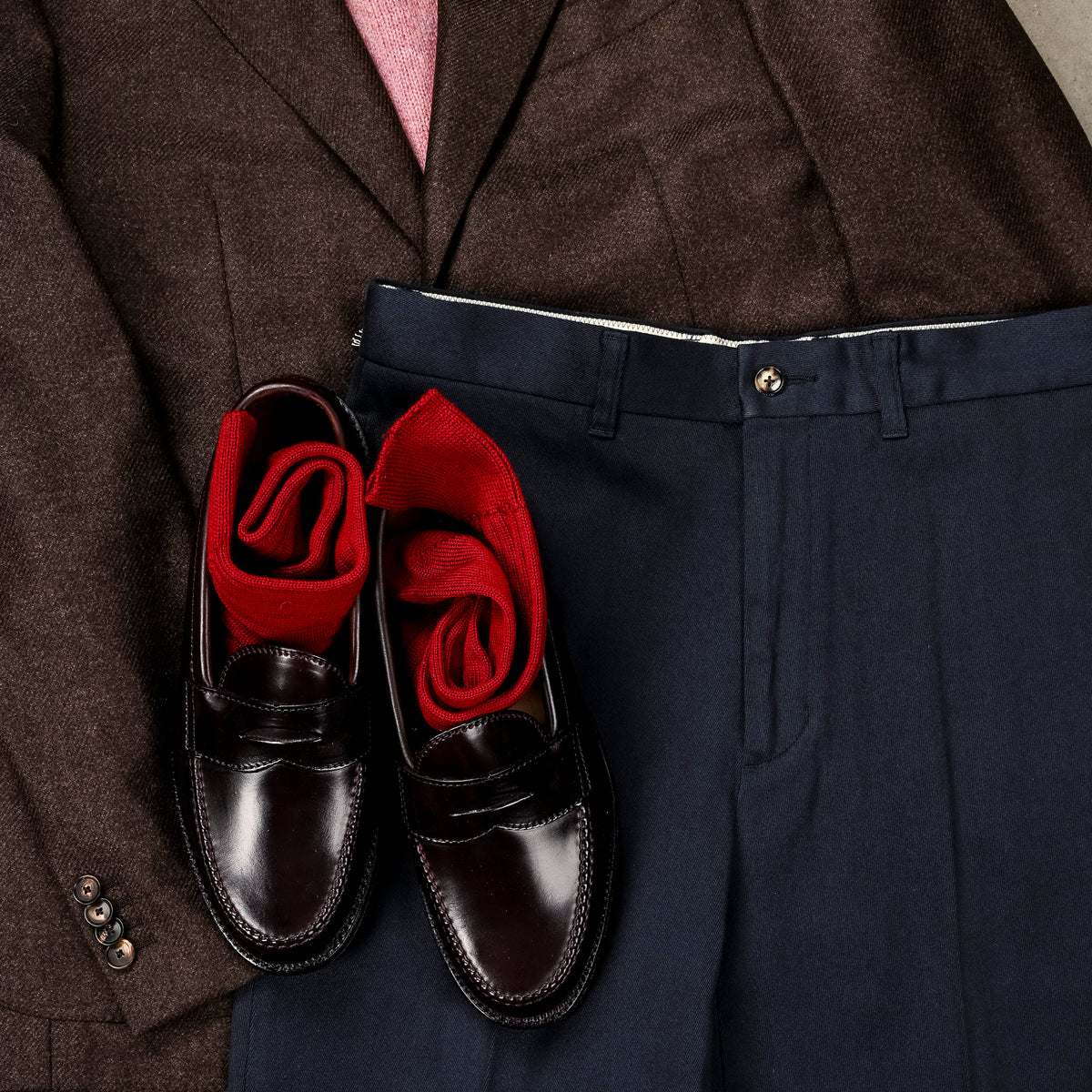 Barnstormer 1952FOB Chino Cotton Dobby Twill Navy