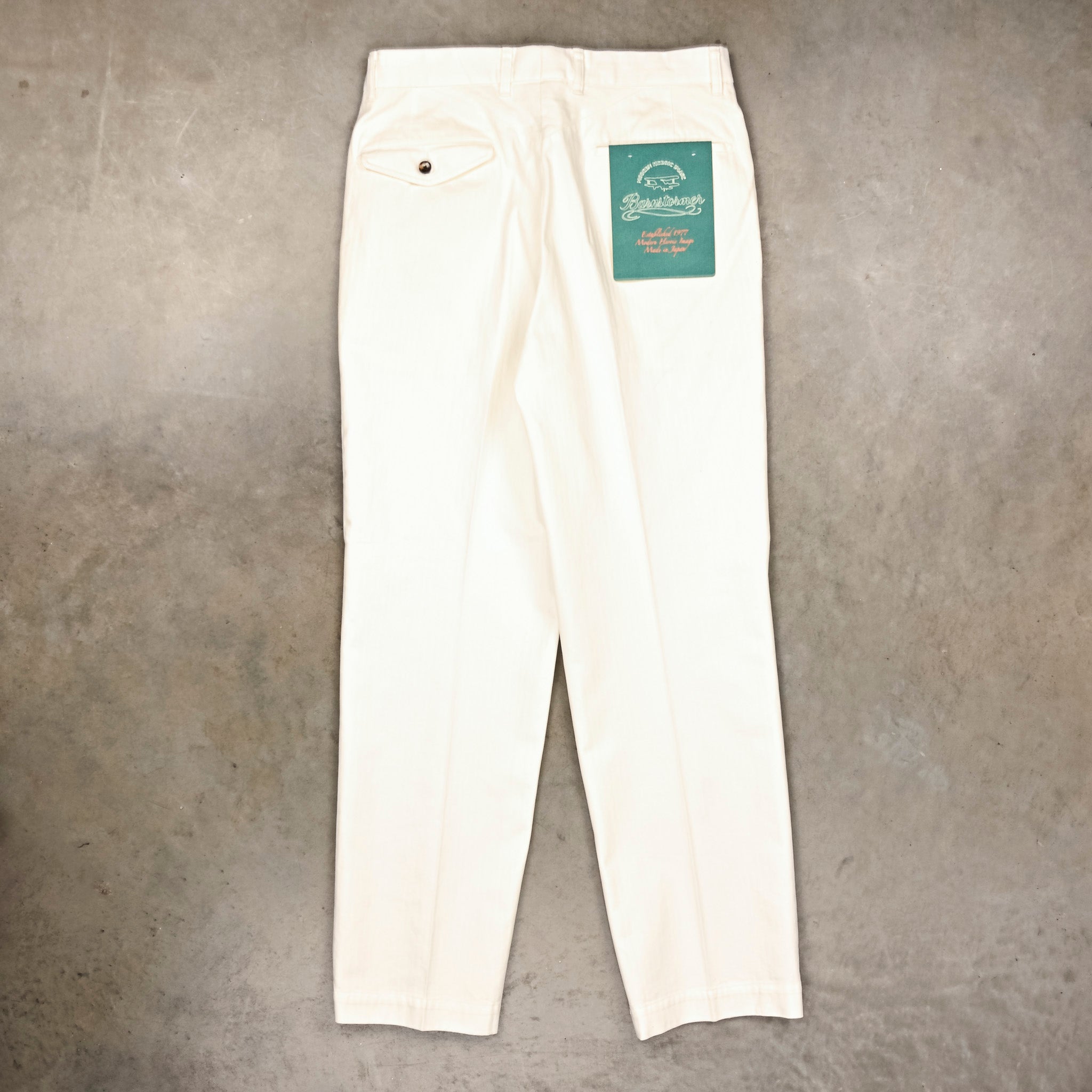 Barnstormer 1952HBT Chino Cotton Herringbone Twill Off-White