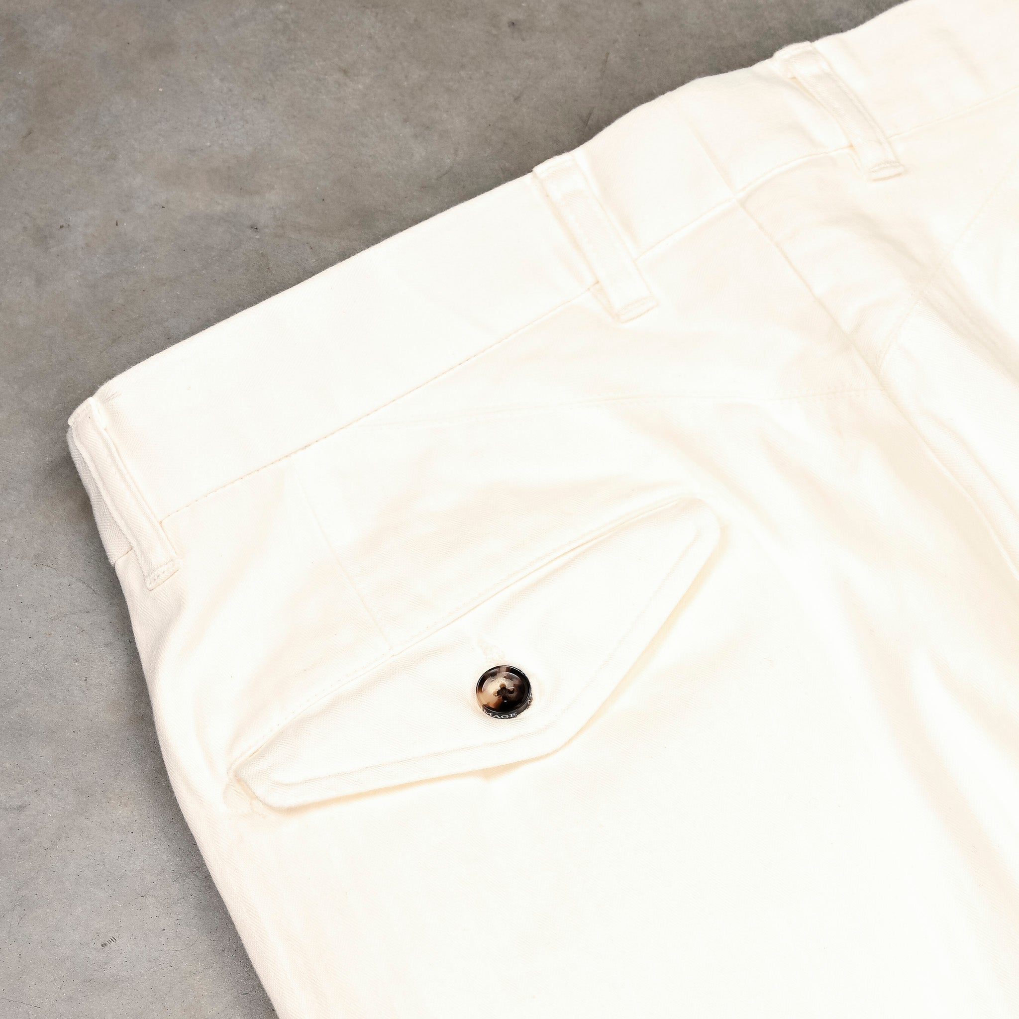 Barnstormer 1952HBT Chino Cotton Herringbone Twill Off-White