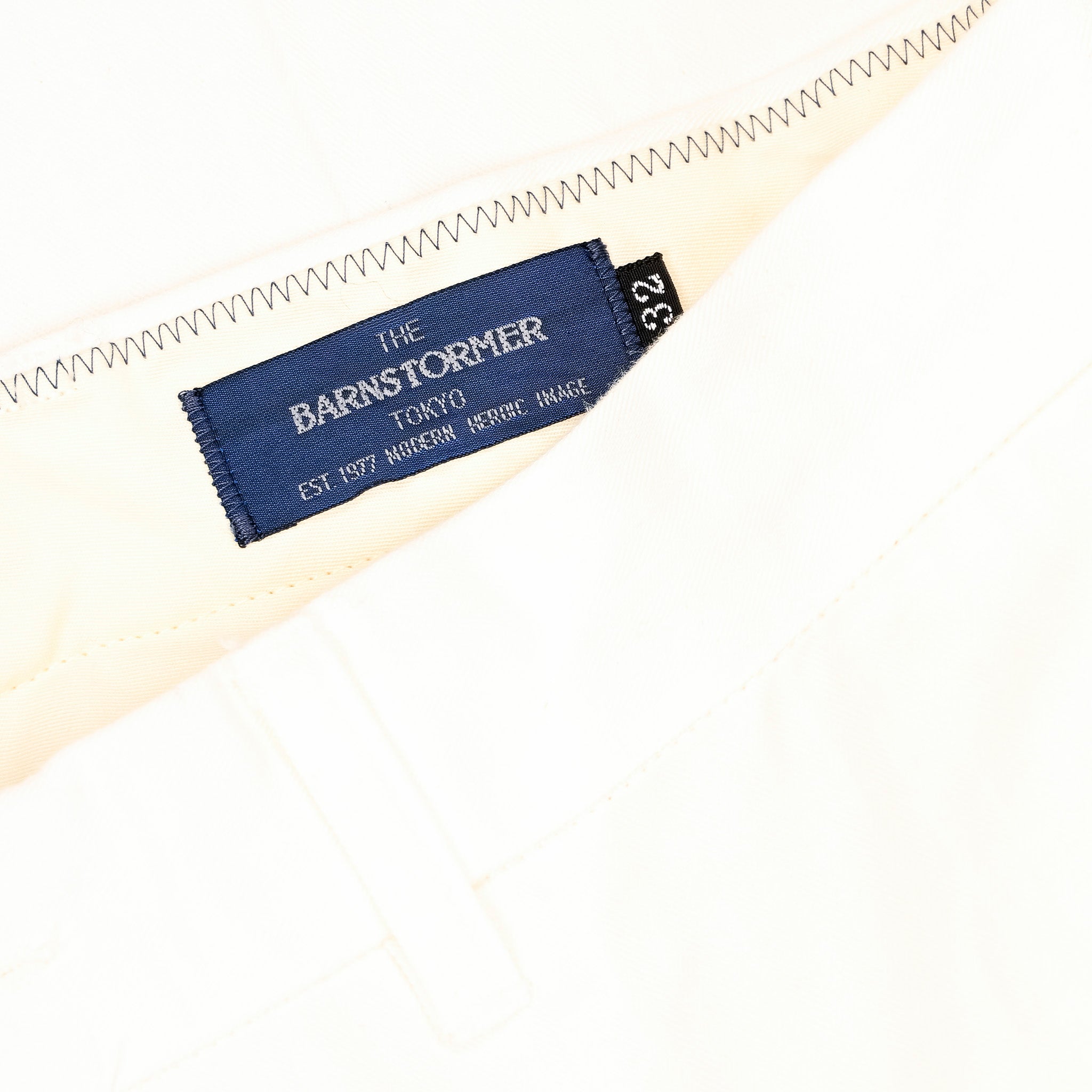 Barnstormer 1952HBT Chino Cotton Herringbone Twill Off-White