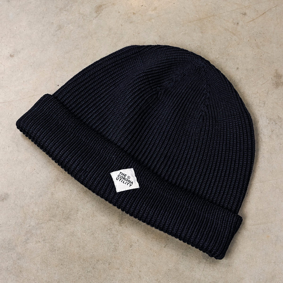 The Corona Utility CA019 Wool Watch Cap Navy