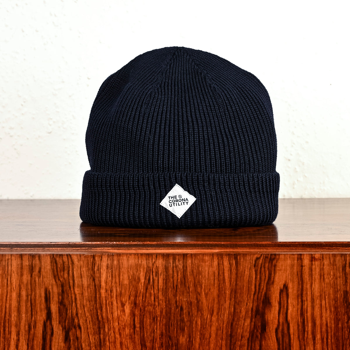 The Corona Utility CA019 Wool Watch Cap Navy