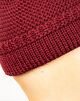 The Real McCoy's Fishermans knit cap Maroon