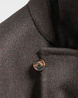Caruso Rigoletto Belted Capolavoro Overcoat Marrone