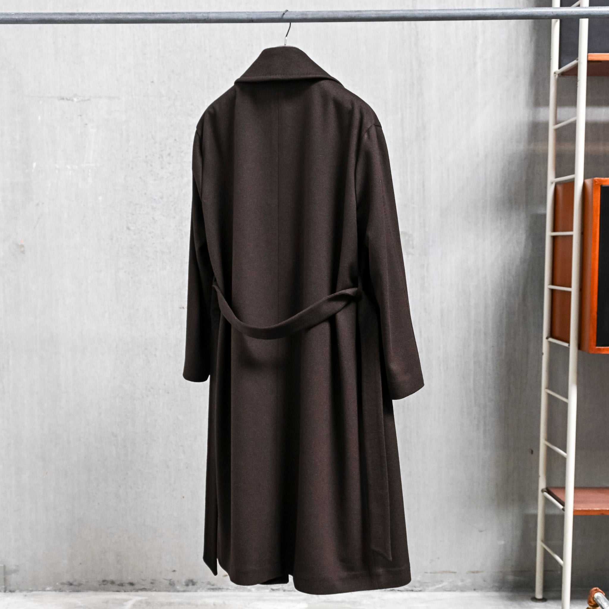 Caruso Rigoletto Belted Capolavoro Overcoat Marrone