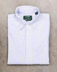 Gitman Vintage x Frans Boone Japanese Woven Bengal Stripe Cornflower