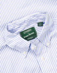 Gitman Vintage x Frans Boone Japanese Woven Bengal Stripe Cornflower
