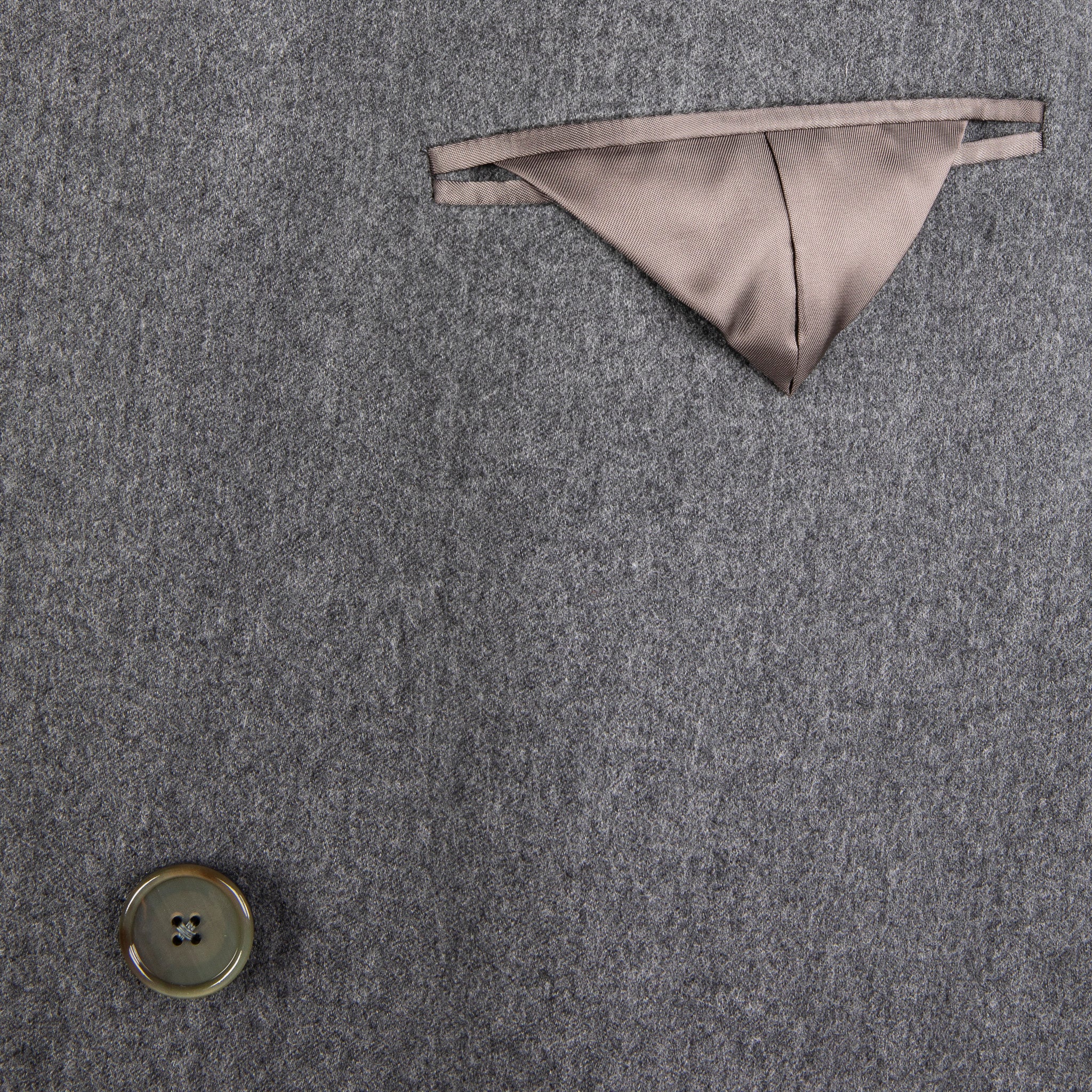 Cohérence Berto Double Breasted Coat Dolmany Satin Grey