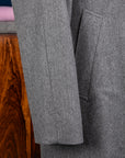 Cohérence Berto Double Breasted Coat Dolmany Satin Grey