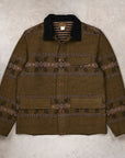 RRL Martin Double-Faced Jacquard Jacket Vintage Brown