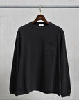 A.G. Spalding & Bros 6.5 Oz Longsleeve Pocket Tee Black