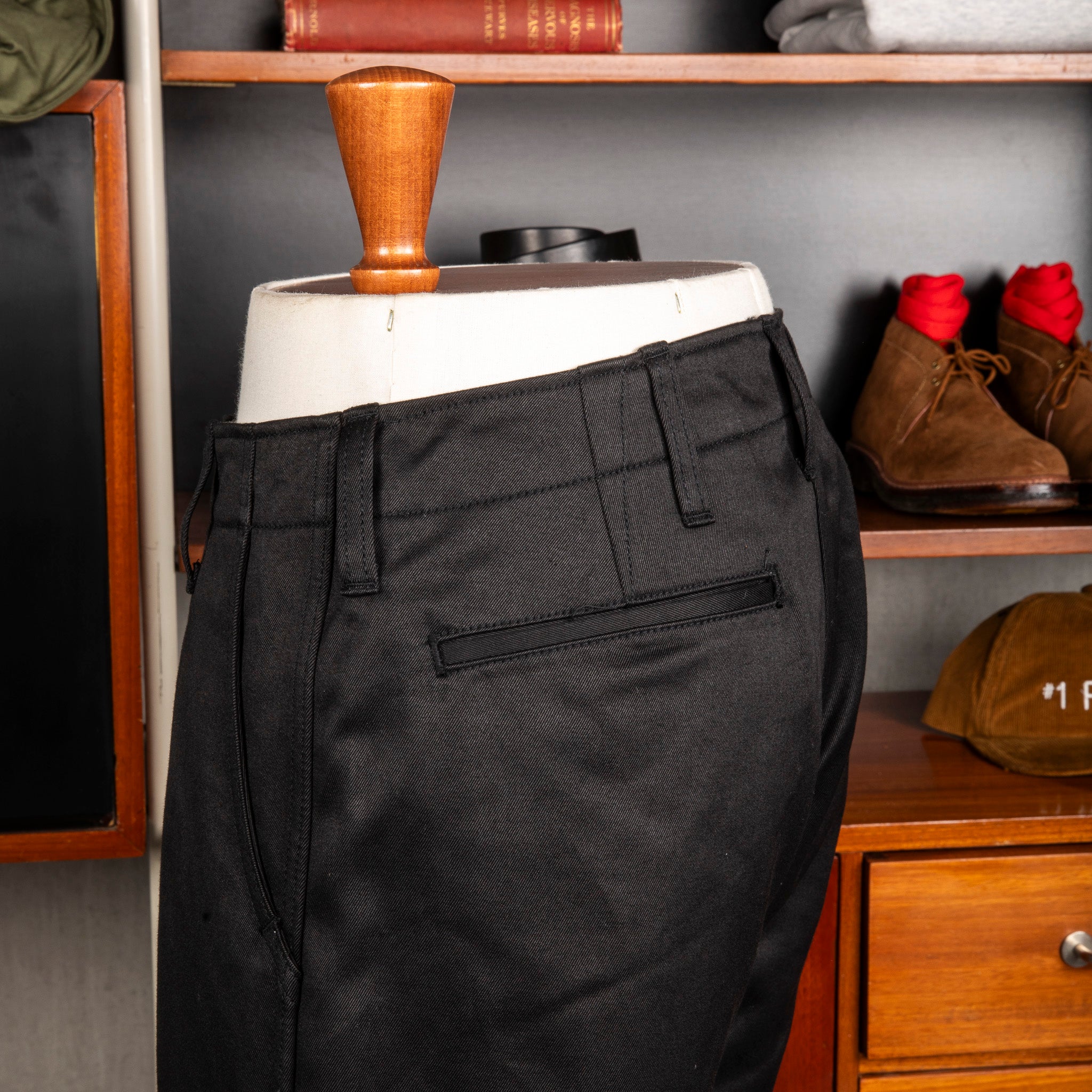 The Real McCoy&#39;s Blue Seal Chino Black