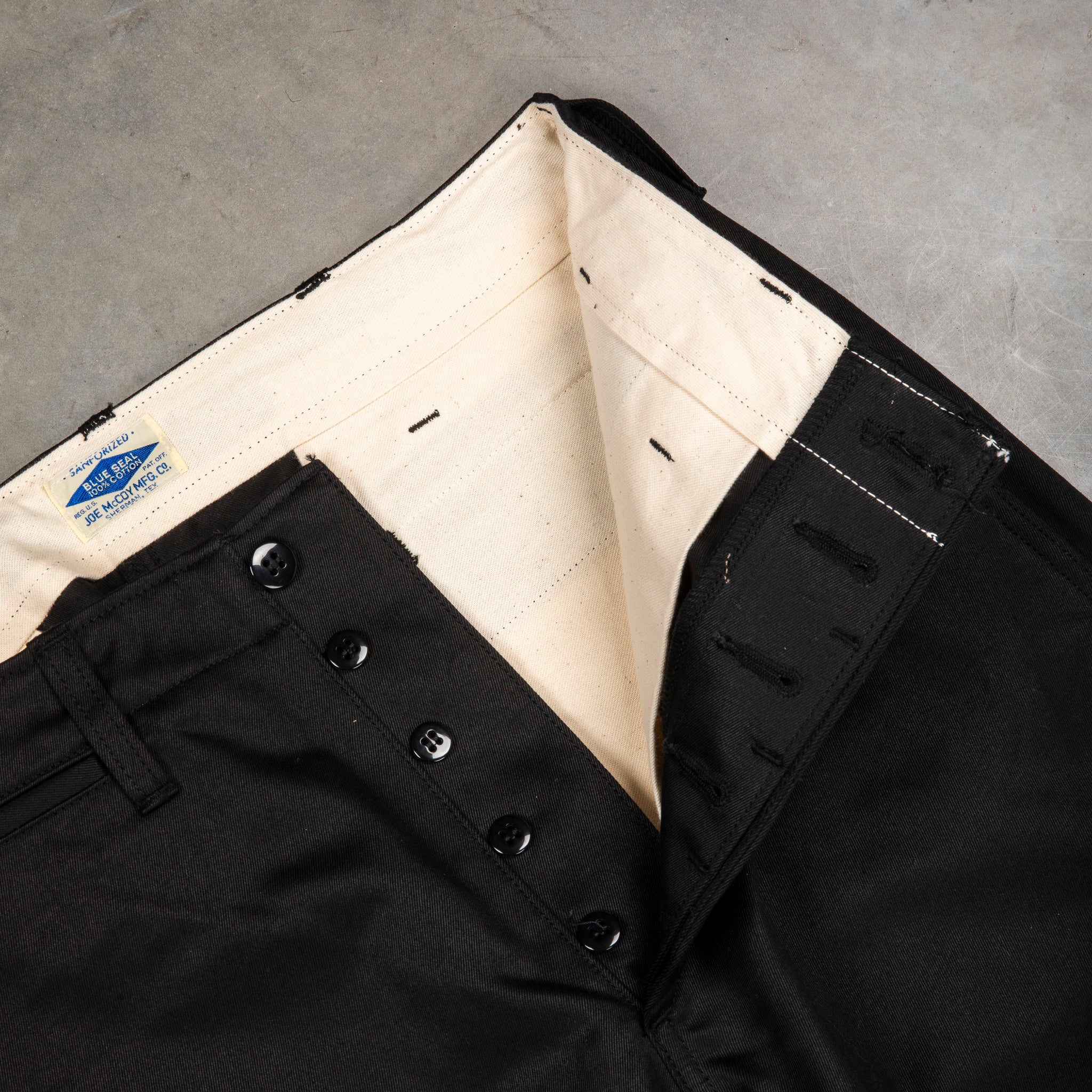 The Real McCoy&#39;s Blue Seal Chino Black