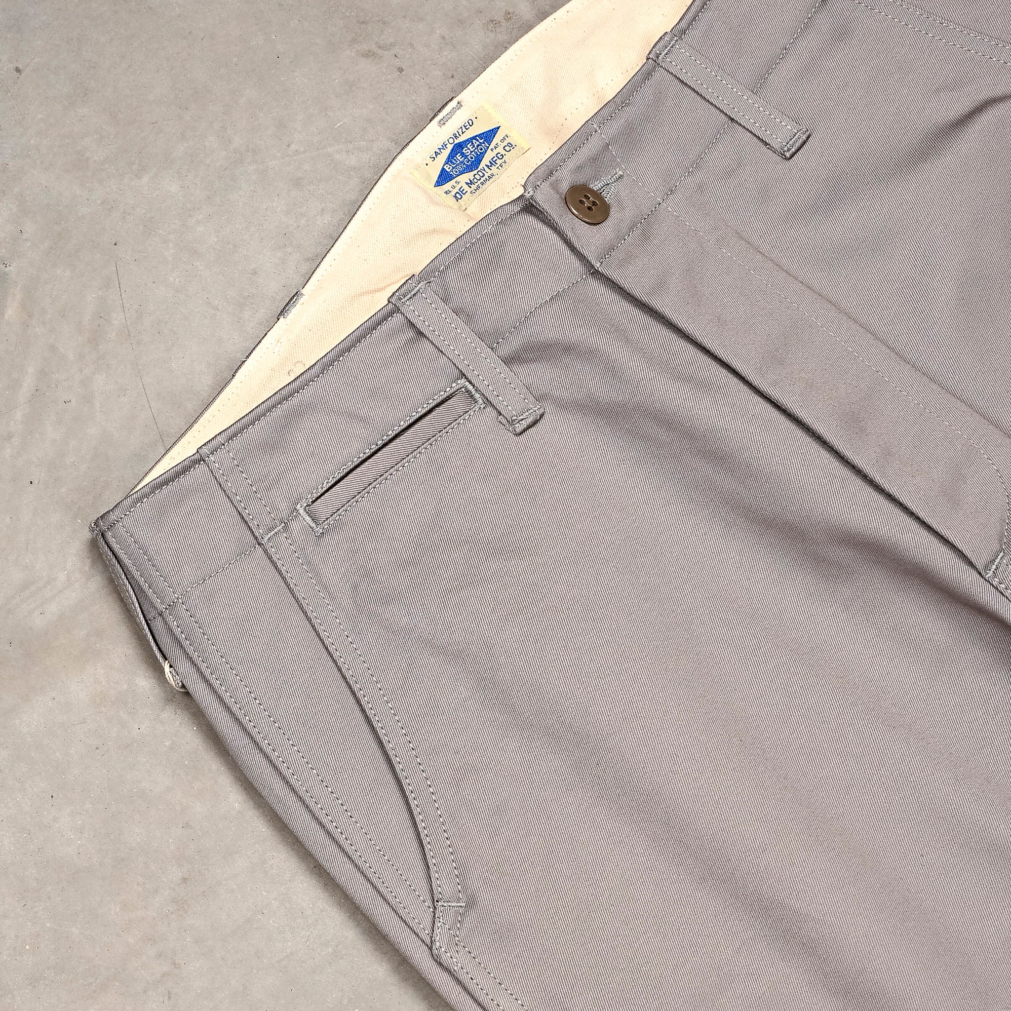 The Real McCoy's Blue Seal Chino Gray – Frans Boone Store