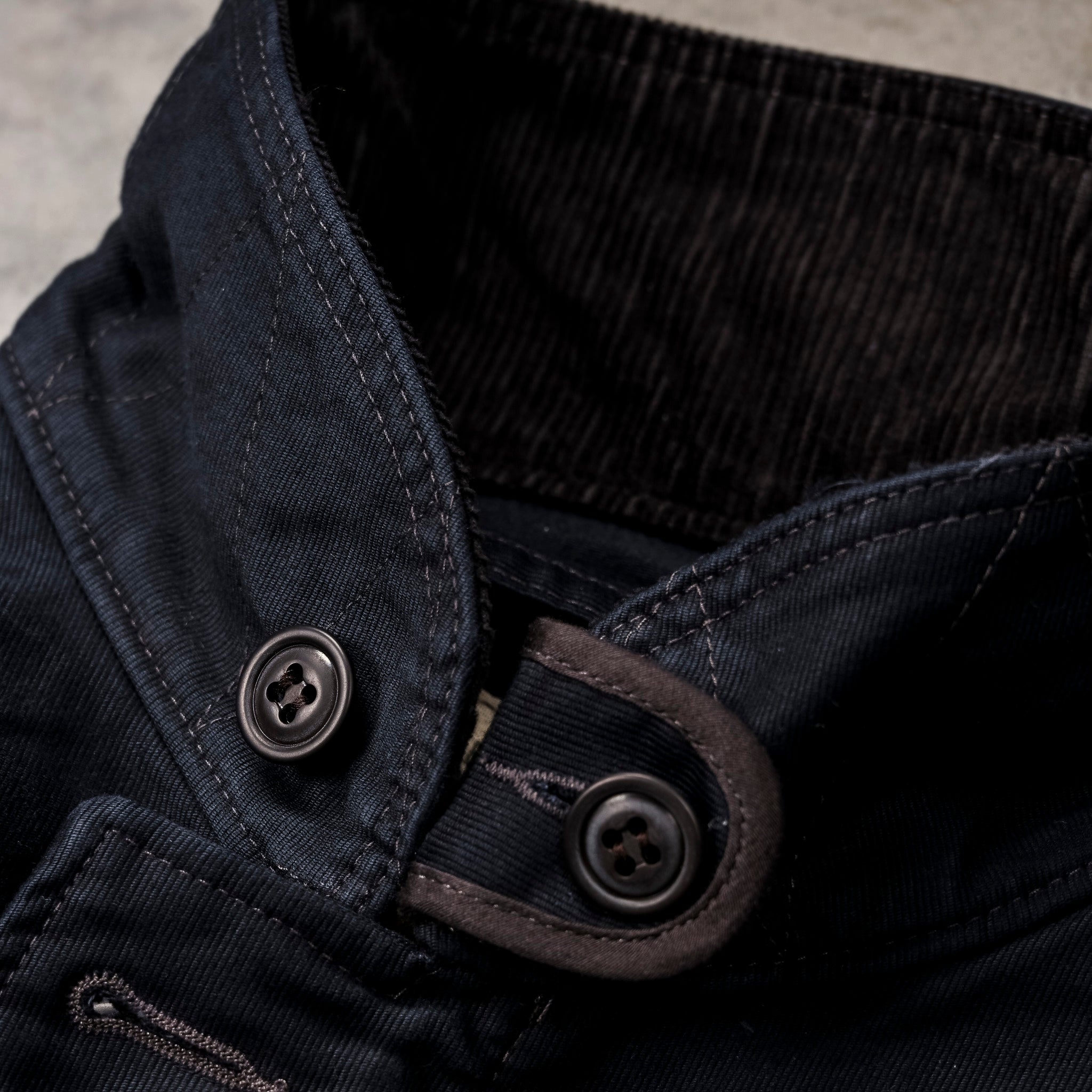 RRL Bower Deck Jacket Cotton Jungle Cloth Dark Navy