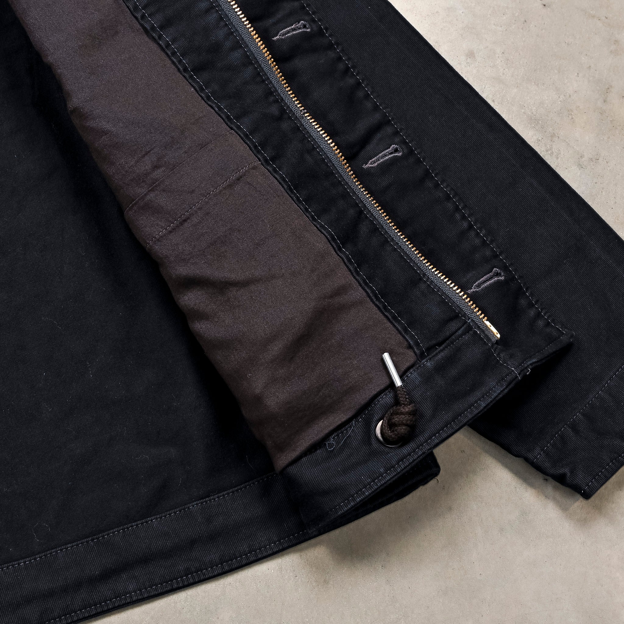 RRL Bower Deck Jacket Cotton Jungle Cloth Dark Navy