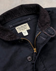RRL Bower Deck Jacket Cotton Jungle Cloth Dark Navy