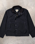RRL Bower Deck Jacket Cotton Jungle Cloth Dark Navy