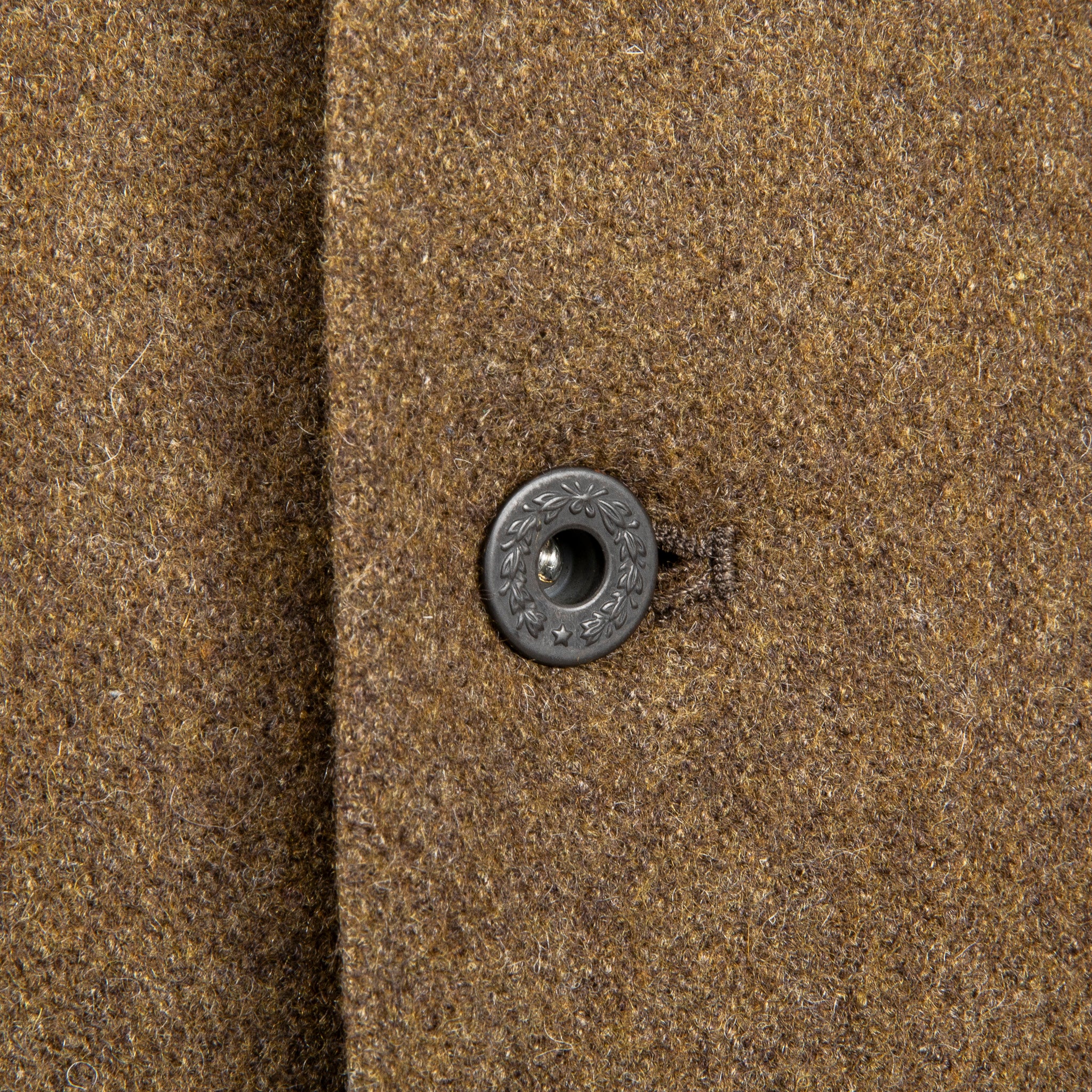 RRL Brown Bear Long Sleeve Sport Shirt Olive