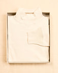 Olde Homesteader Interlock Mil Mock Neck Ivory