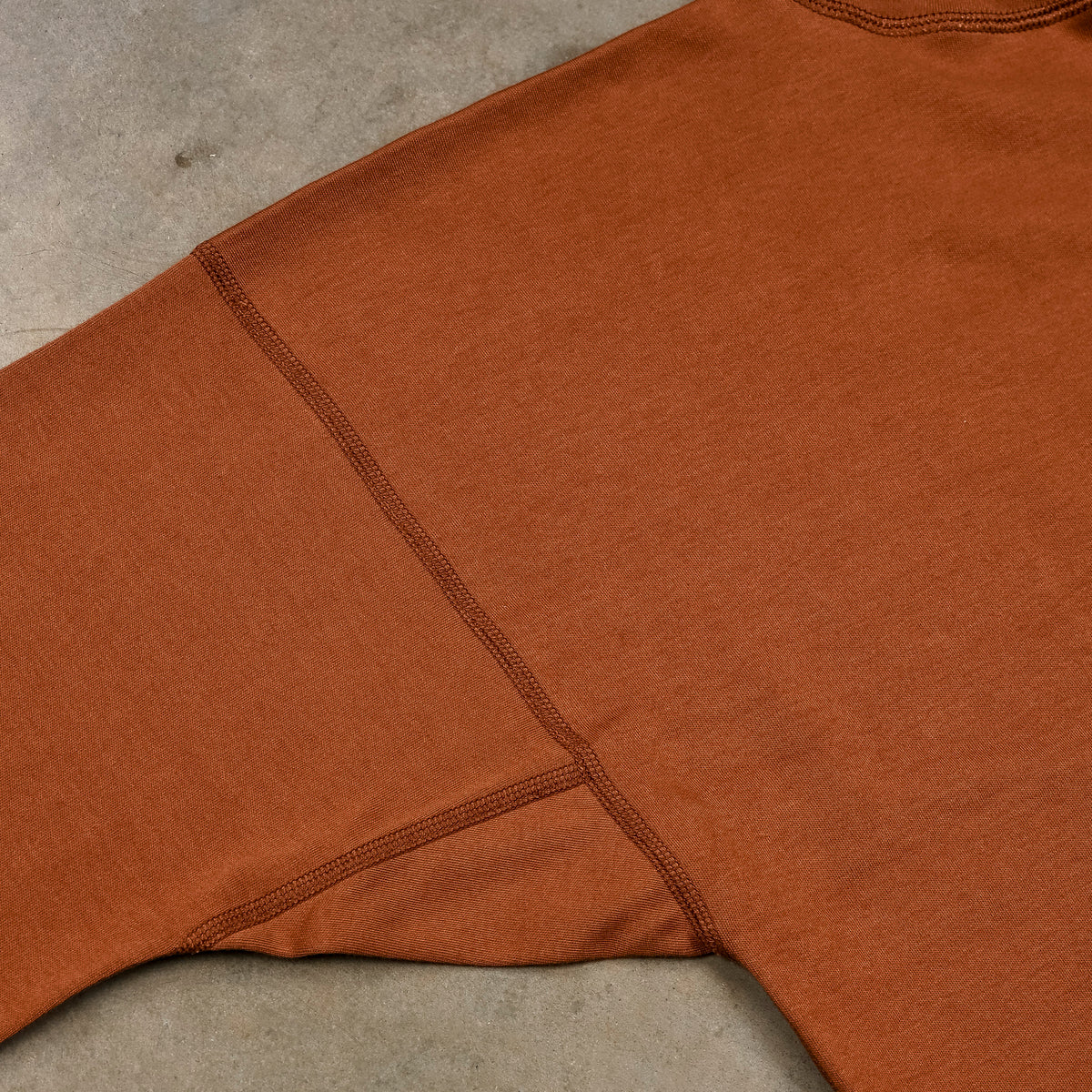 Olde Homesteader Interlock Mil Mock Neck French Brown
