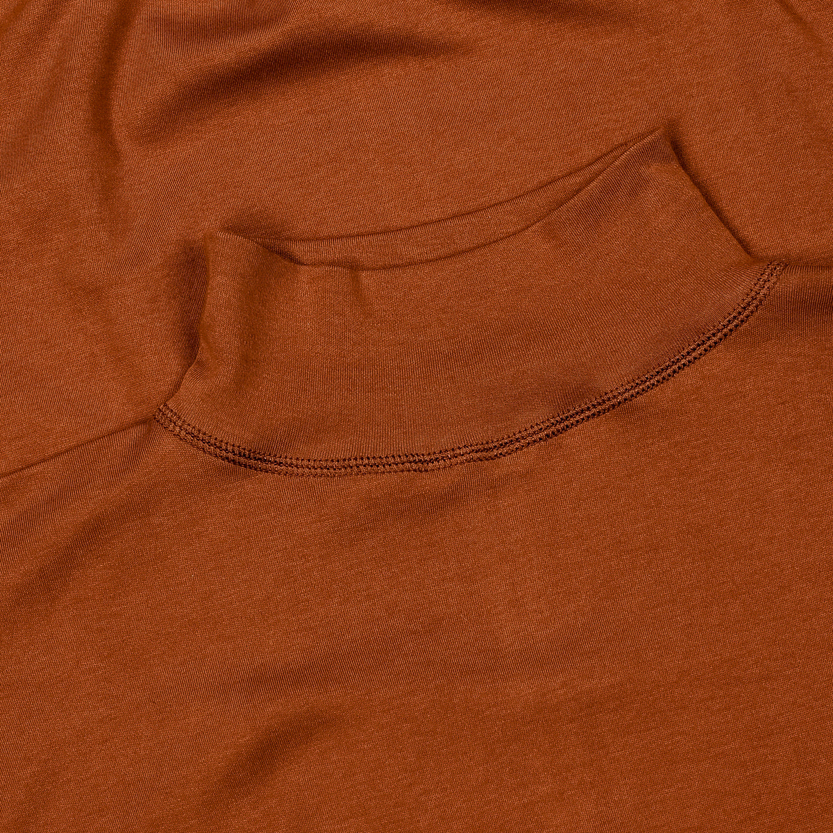 Olde Homesteader Interlock Mil Mock Neck French Brown
