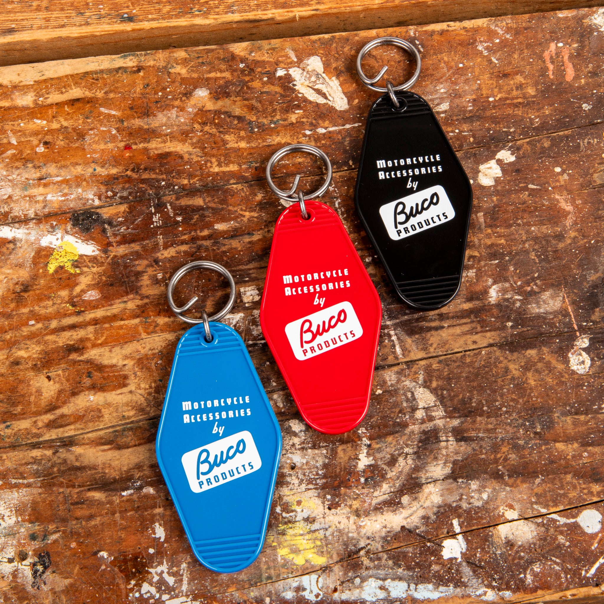 The Real McCoy's Motel Key Ring Red – Frans Boone Store