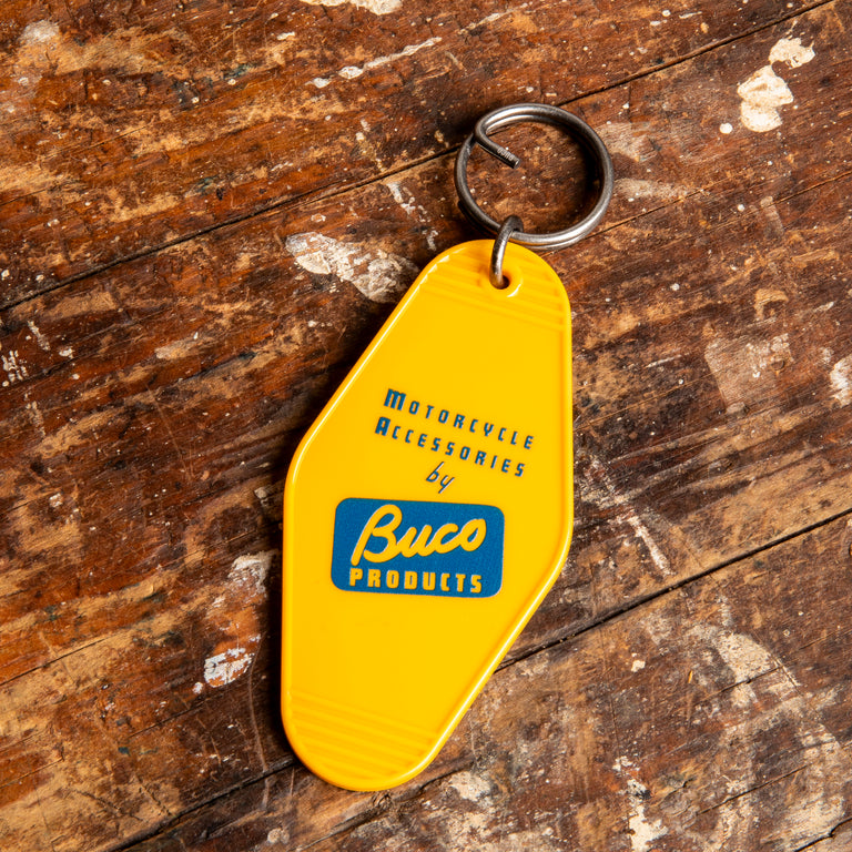 The Real McCoy's Motel Key Ring Yellow – Frans Boone Store