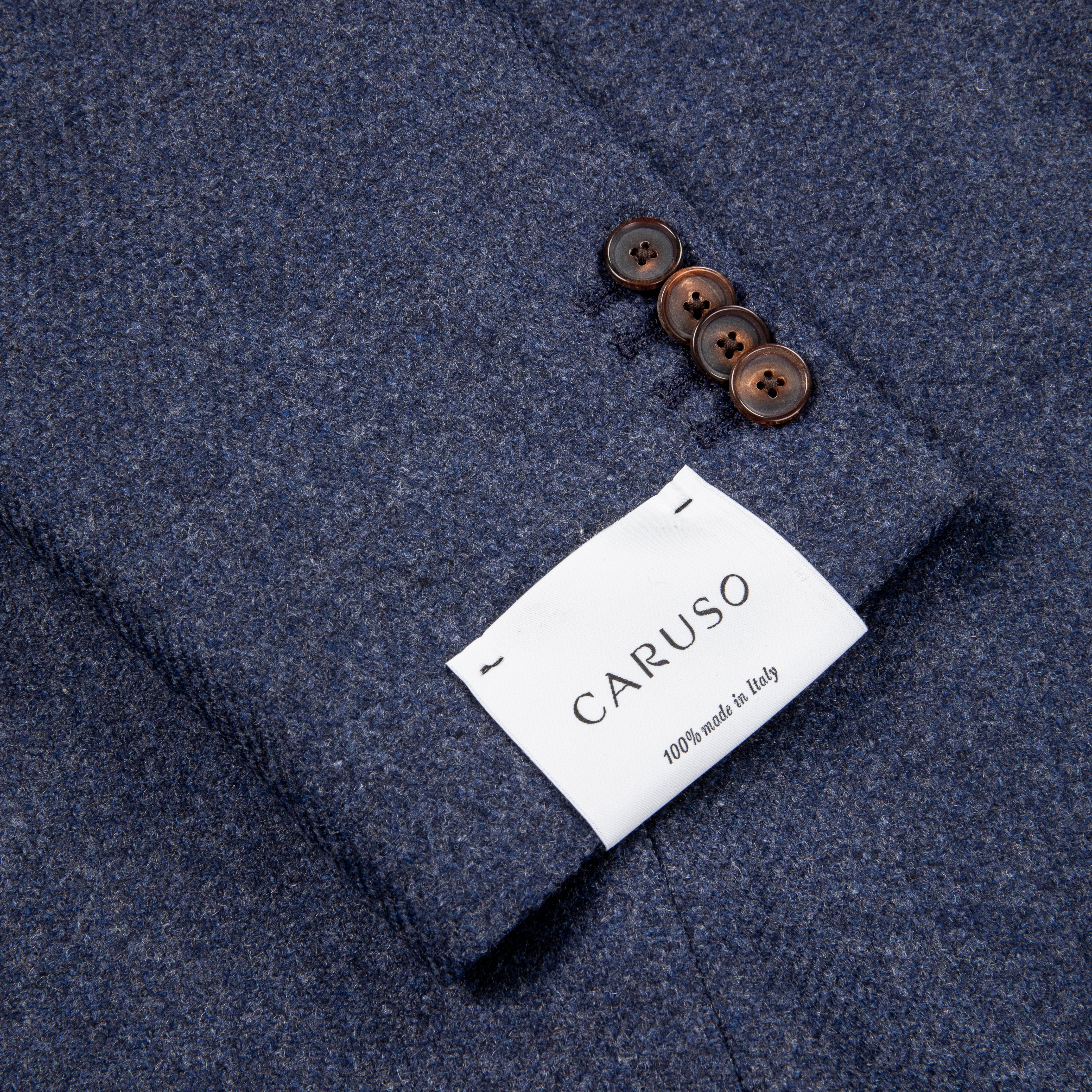Caruso Butterfly Jacket Wool Cashmere Italian Tweed Blu – Frans Caruso Butterfly Jacket Wool Cashmere Italian Tweed Blu – Frans