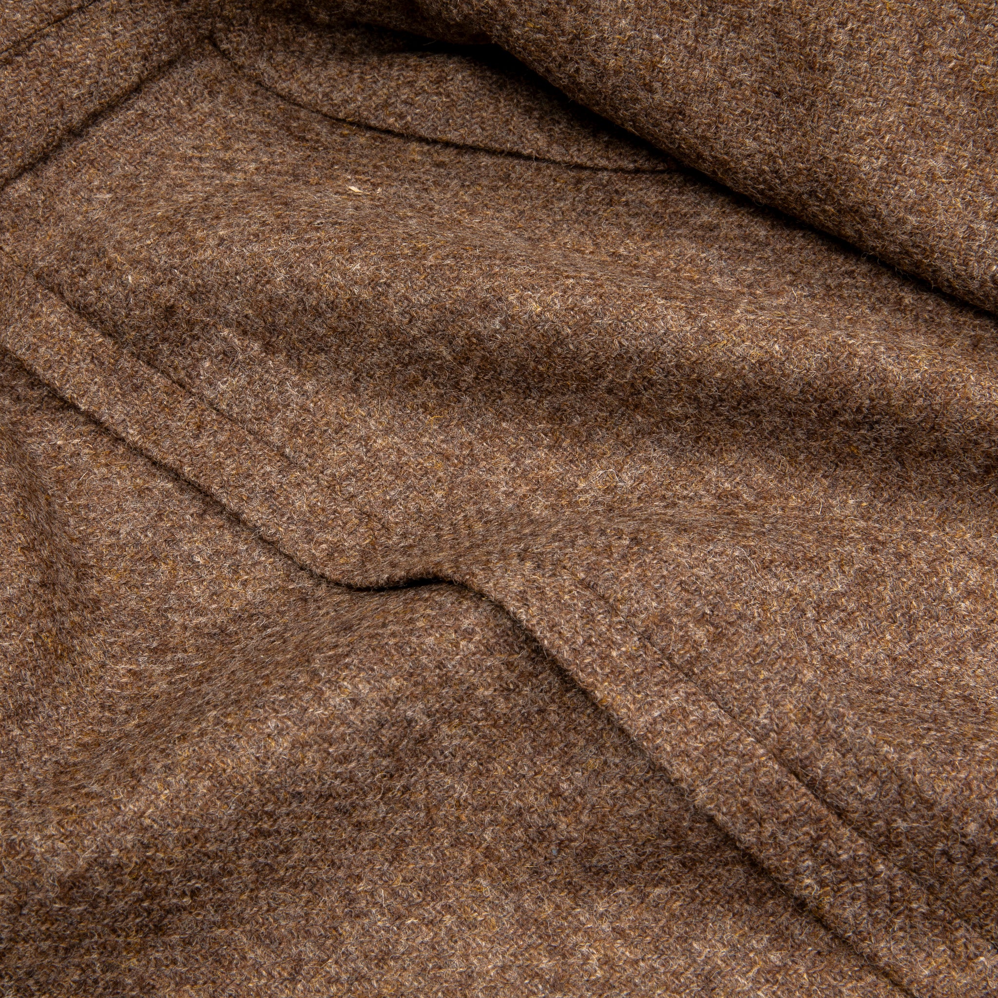 Caruso Butterfly Jacket Italian Tweed Beige Scuro