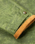 Manifattura Ceccarelli x Frans Boone Rain Caban Wax Cloth Light Green