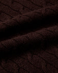 Drumohr Cashmere Treccia Crew Neck Tartufo