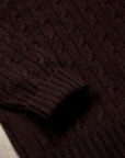 Drumohr Cashmere Treccia Crew Neck Tartufo