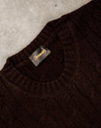 Drumohr Cashmere Treccia Crew Neck Tartufo
