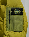 Stone Island Garment Dyed Crinkle Reps NY Hooded Down Jacket Cactus