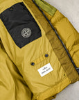 Stone Island Garment Dyed Crinkle Reps NY Hooded Down Jacket Cactus