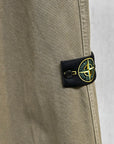 Stone Island Loose Fit Canvas Trousers Military Green