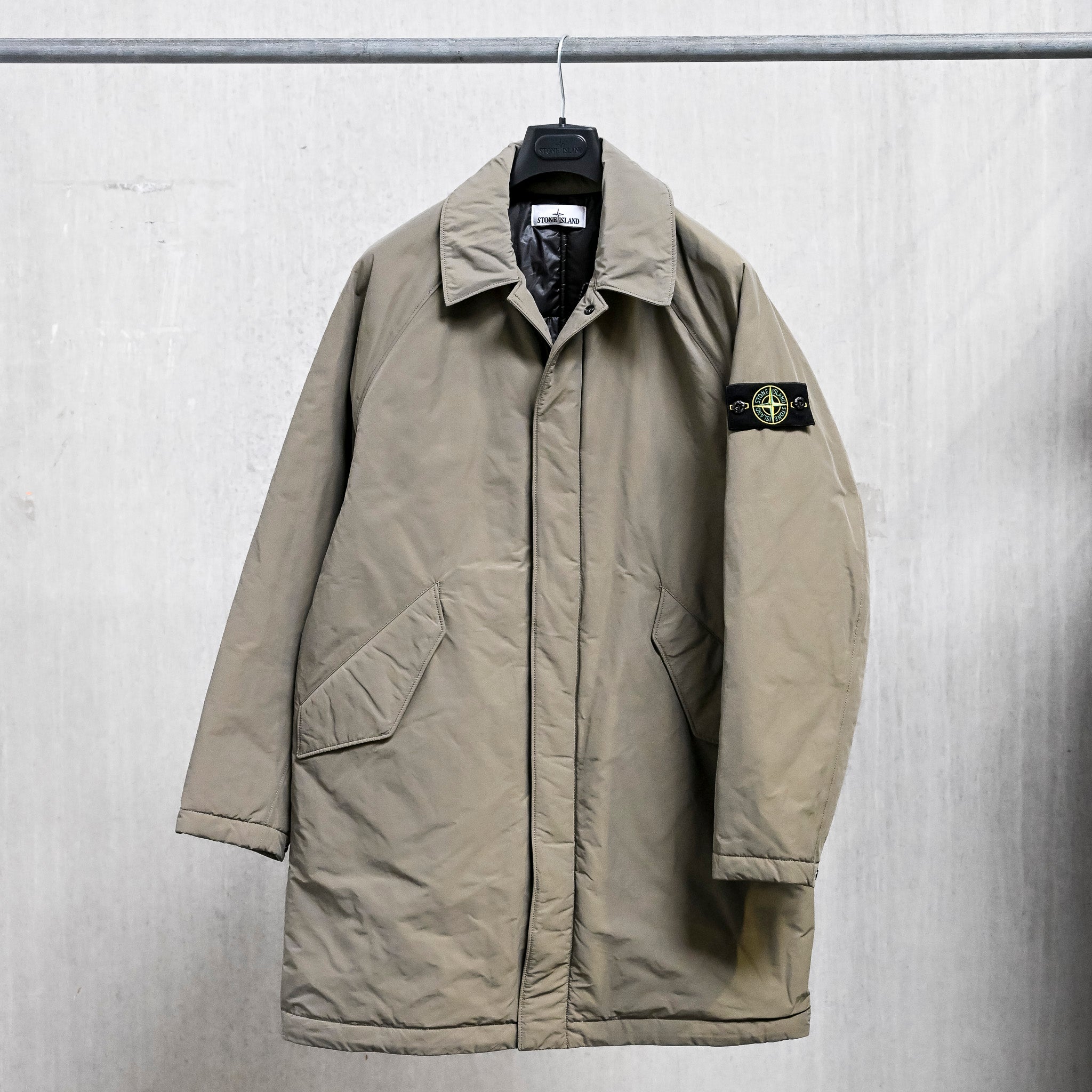 【レア】STONE  ビンテージミリタリージャケット Stone Island Micro Reps Down Car Coat Military Green – Frans Boone